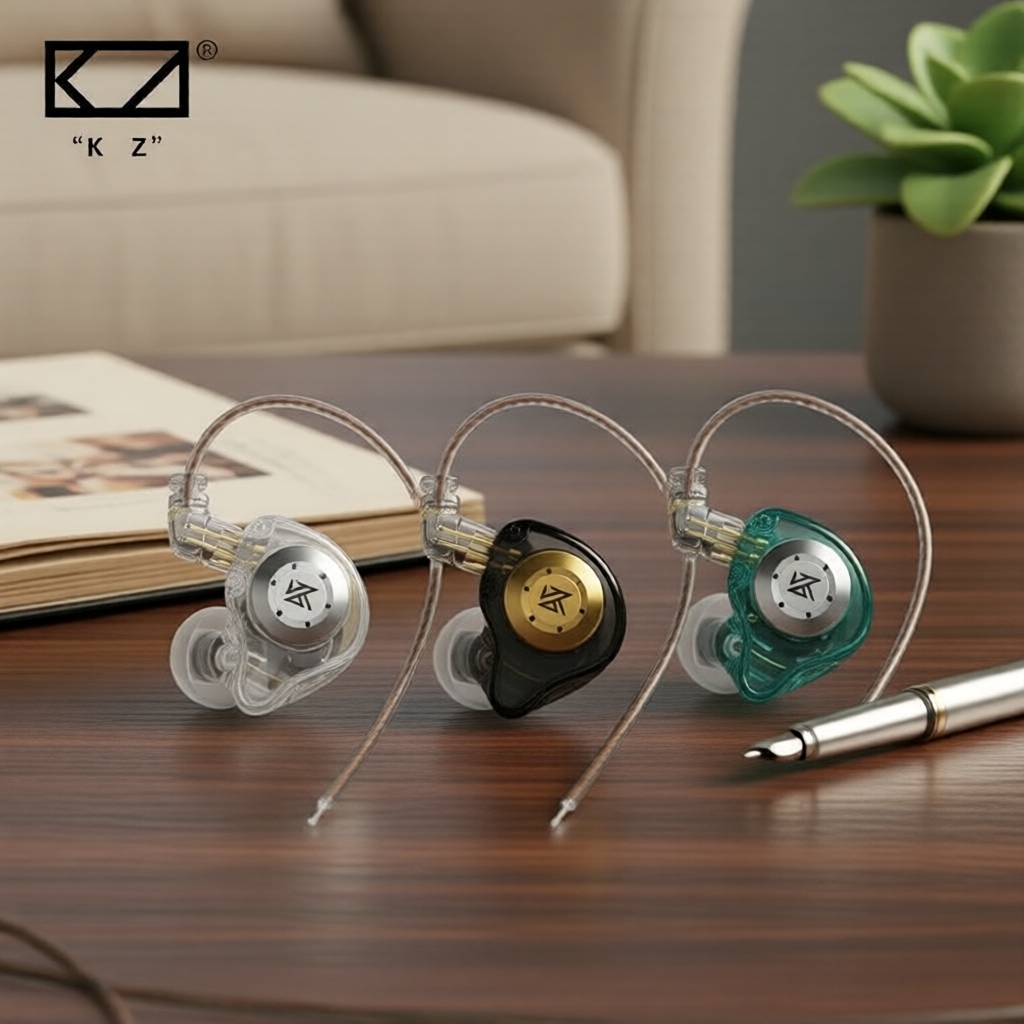 หูฟังเอียร์บัดสําหรับกีฬา KZ-EDX Pro พร้อมระบบตัดเสียงรบกวนและเบสหนัก, หูฟังอินเอียร์ HiFi