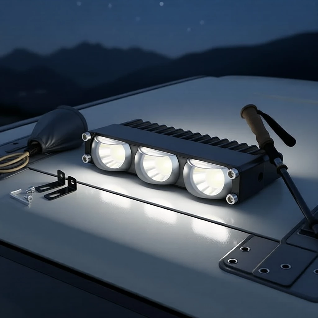 แถบไฟ LED บาง 60W ไฟตัดหมอกแบบสองสี เหลือง/ขาว สําหรับ UTV ATV รถออฟโรด