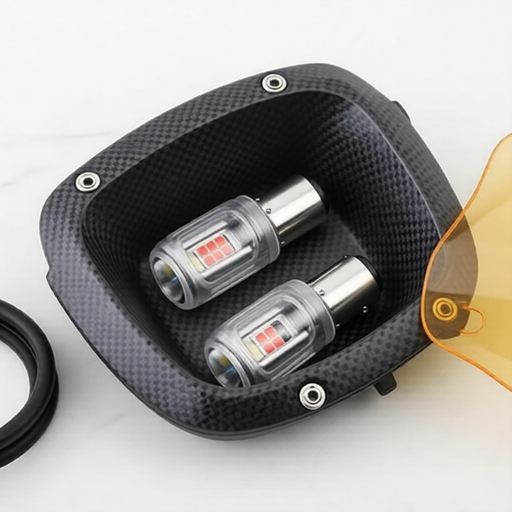 1 ชิ้น 1156 BA15S 1157 BAY15D P21W P215W 3030 16SMD หลอดไฟเลี้ยว LED ในเปลือกแก้ว