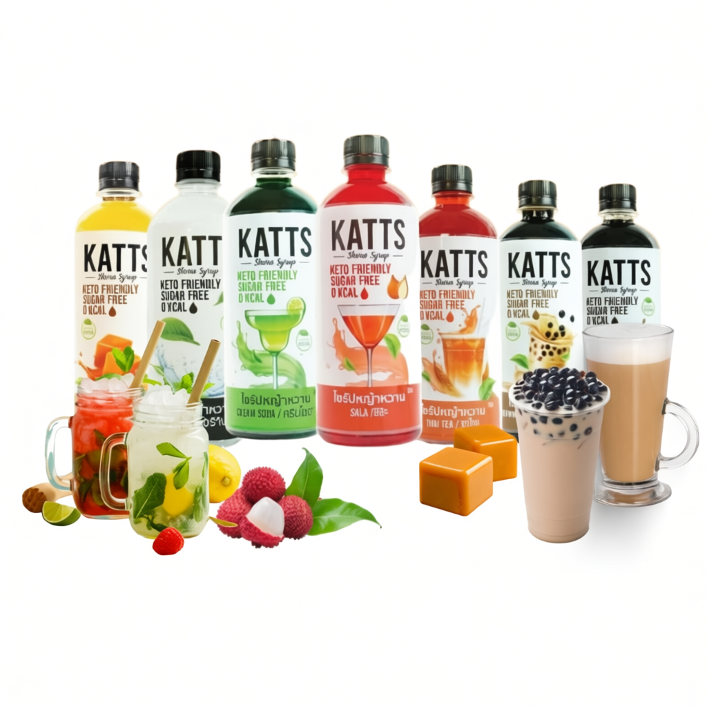 Katts ไซรัปหญ้าหวาน  500ml หวานไม่มีน้ำตาล