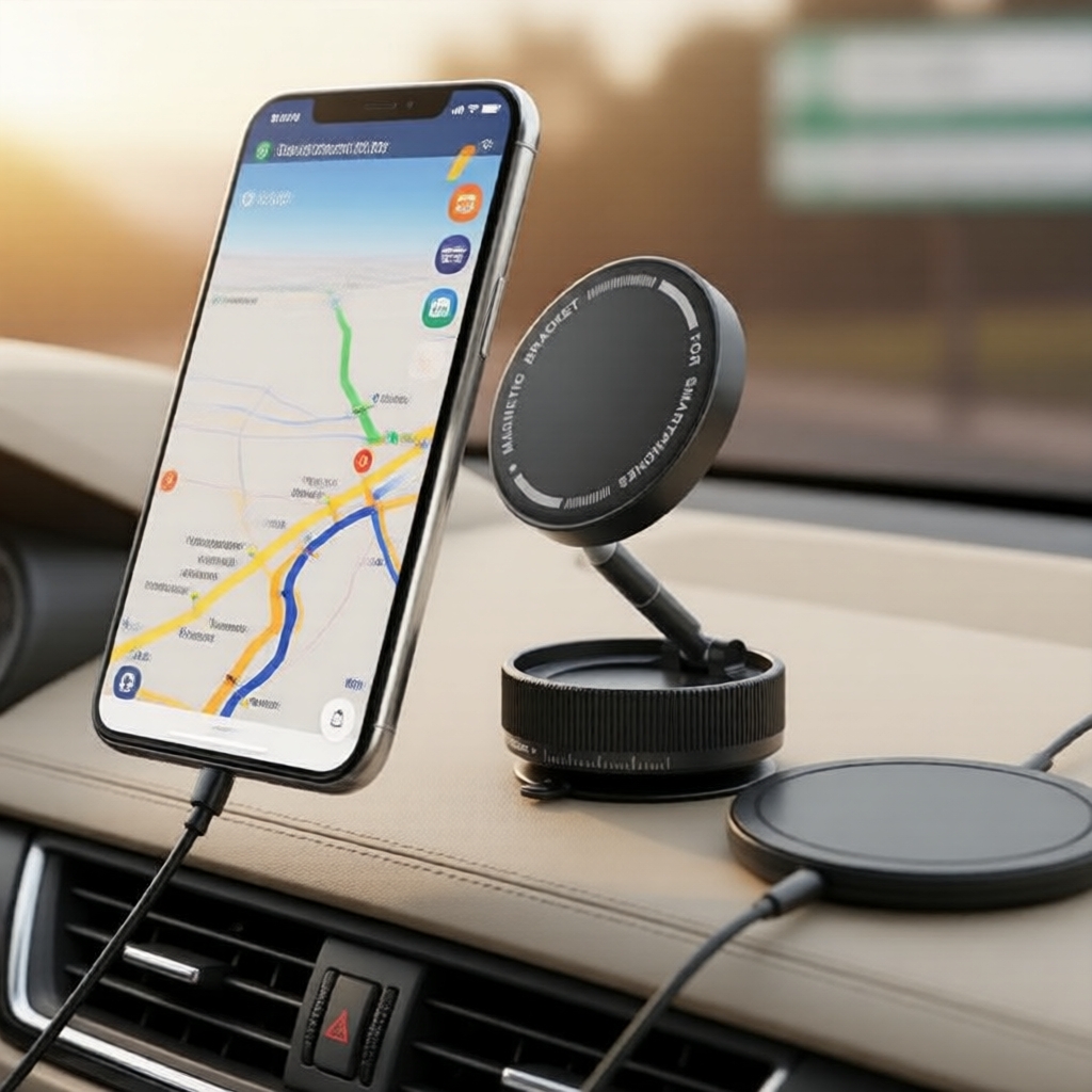 K10A ที่วางโทรศัพท์ในรถยนต์อัลลอยด์อัลตร้าพร้อมแม่เหล็ก