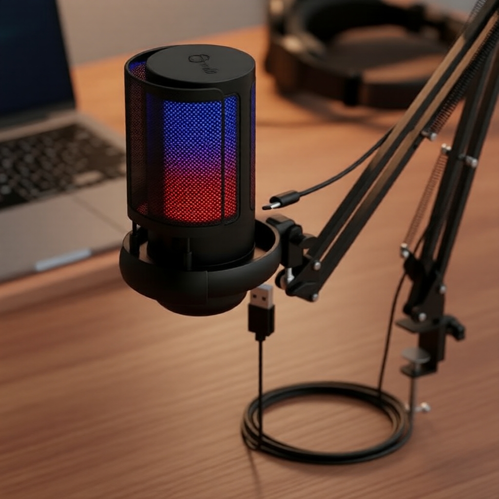 ไมโครโฟนคอนเดนเซอร์ BOMGE ME6s พร้อมการตัดเสียงรบกวน สําหรับ PC/Laptop/Mac