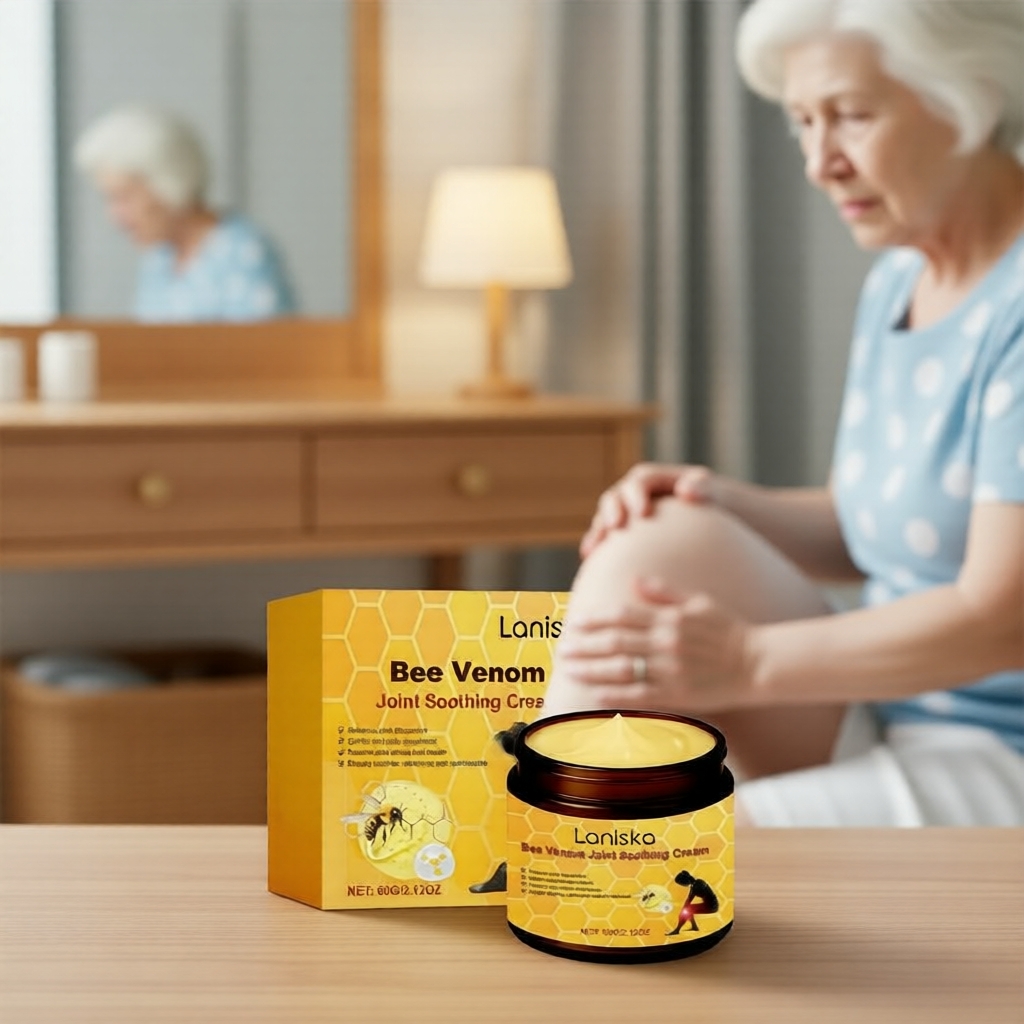 เจลพิษผึ้งดูแลข้อต่อ 60กรัม (อาร์นิกา, MSM, คอลลาเจน) เพื่อบรรเทาอาการกล้ามเนื้อ