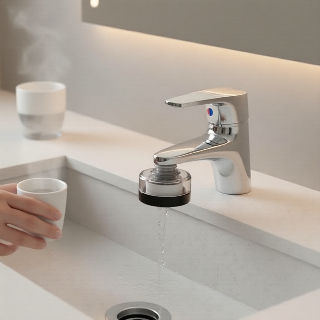 เครื่องกรองน้ําประปาสําหรับอ่างล้างหน้า AIZE Dr.Oplus