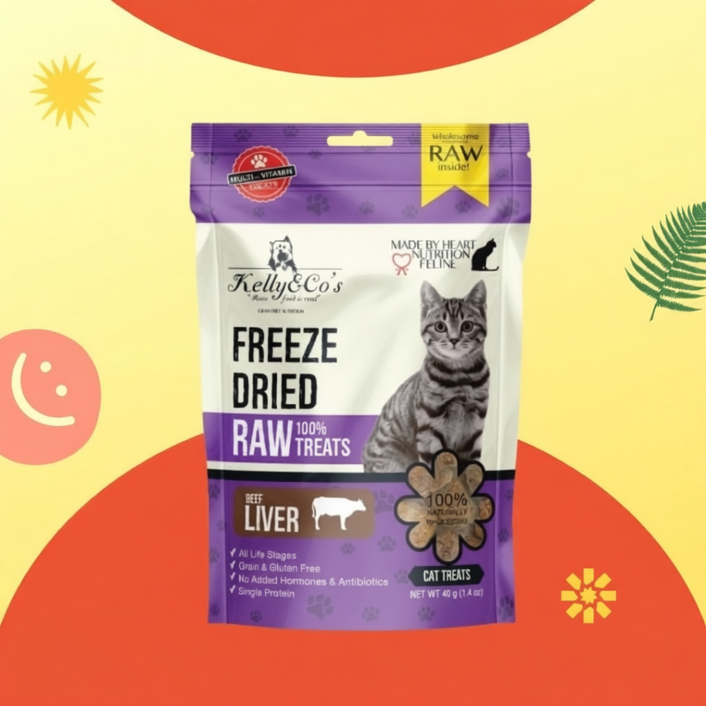 Kelly&Co's ขนมฟรีซดราย สำหรับแมว 40กรัม