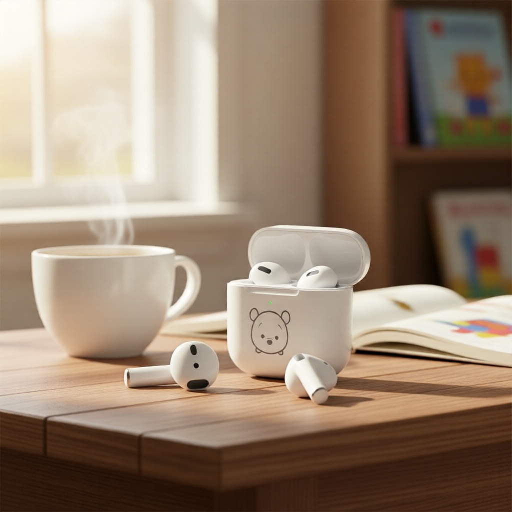 หูฟังบลูทูธ Disney EA4 Mickey Mouse ลดเสียงรบกวน แบตเตอรี่อึด ไร้สายมินิ