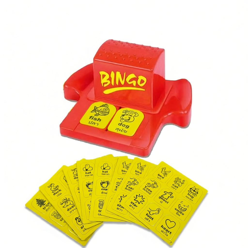 BINGO - เกมกระดานสำหรับเด็กเพื่อเรียนรู้คำศัพท์ภาษาอังกฤษ
