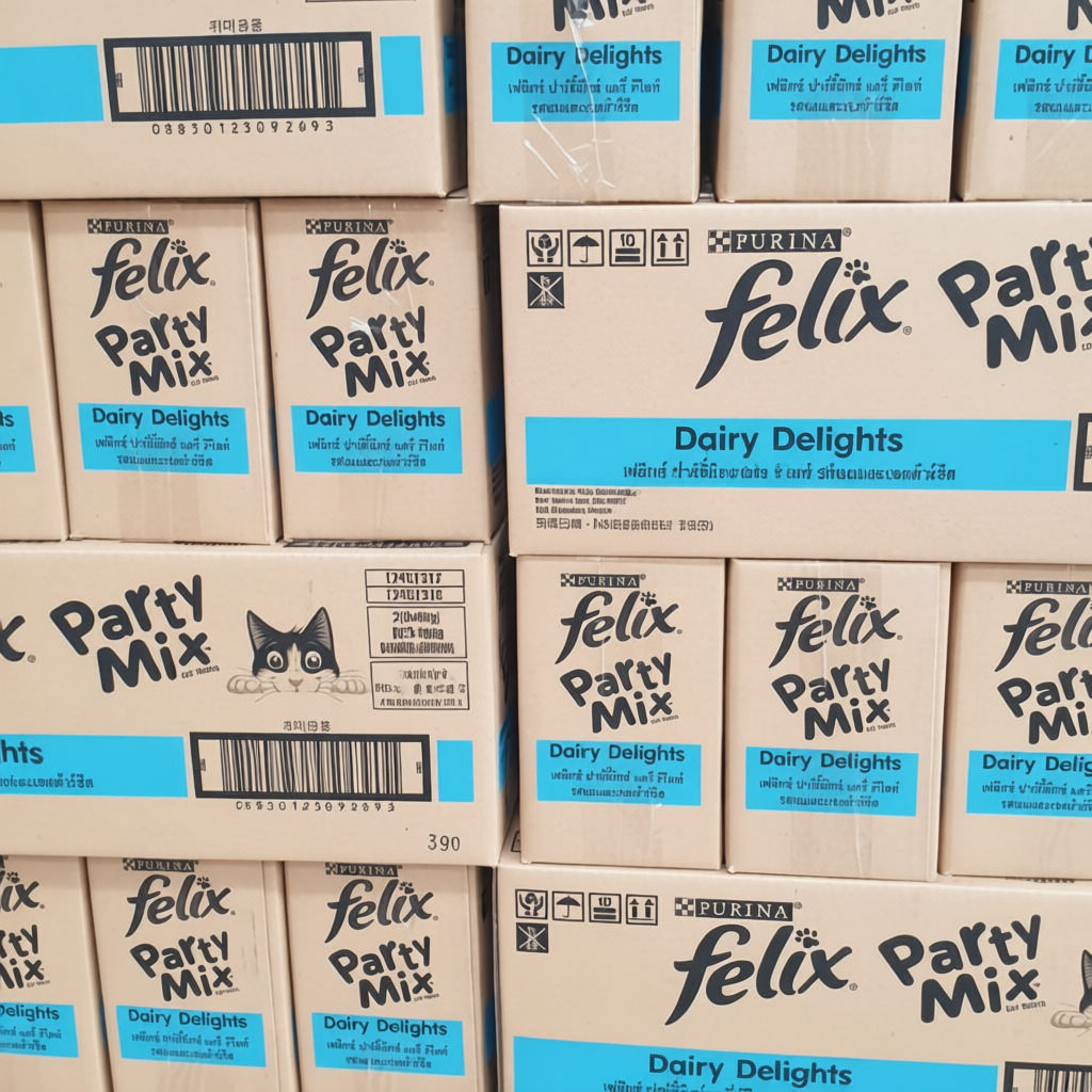 Felix ขนมแมว แบบซอง หลากหลายรสชาติ