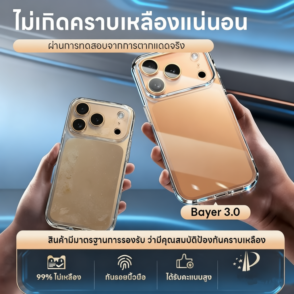 FNKvision เคสใสกันกระแทก สำหรับ iPhone หลากหลายรุ่น