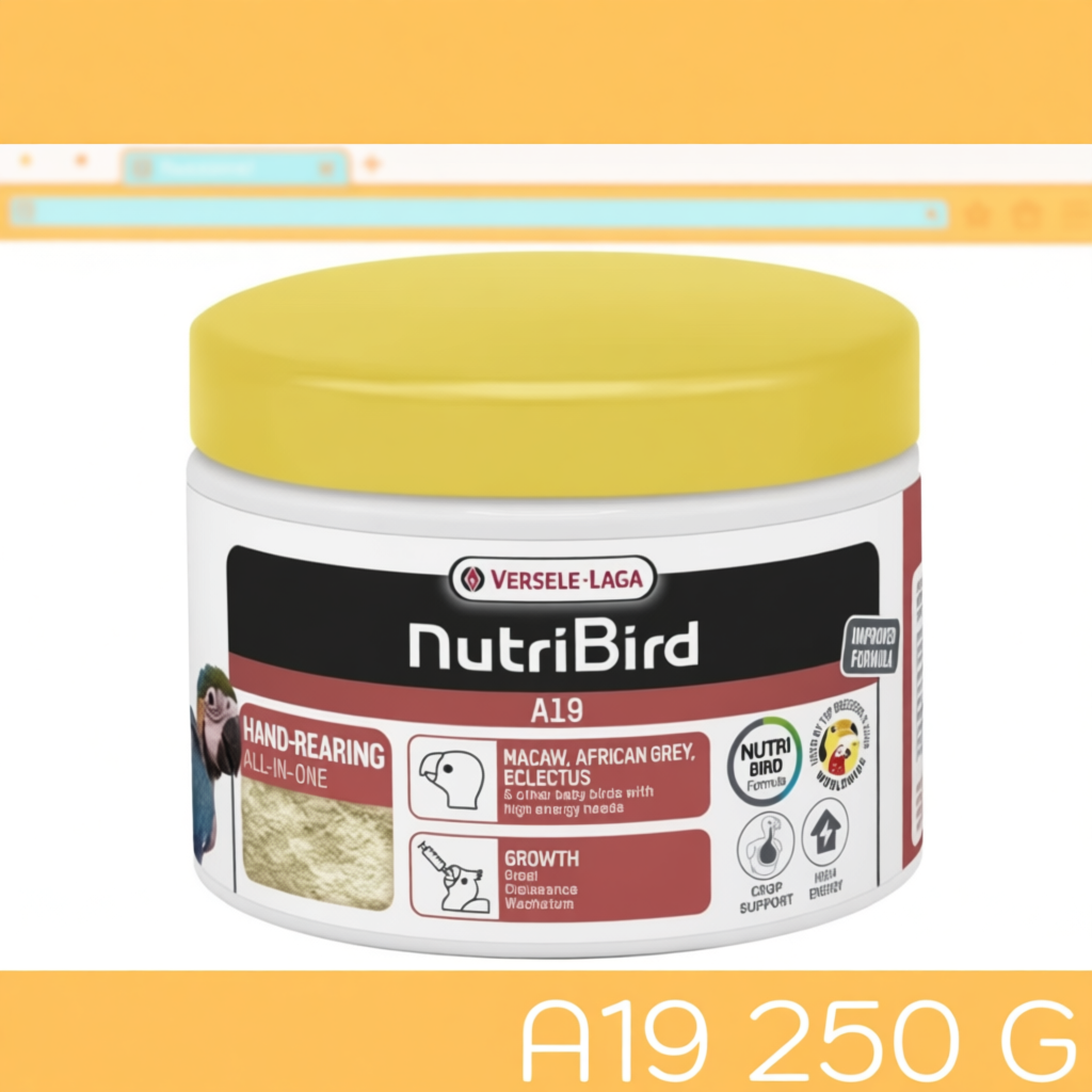 Versele laga NutriBird A19 ฝาเหลือง 250 g