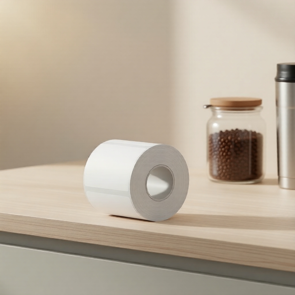 สติกเกอร์ฉลากสํานักงานสีขาวกันน้ํา NIIMBOT 2 ม้วน สําหรับ B1/B21/B21Pro/B31/B3S