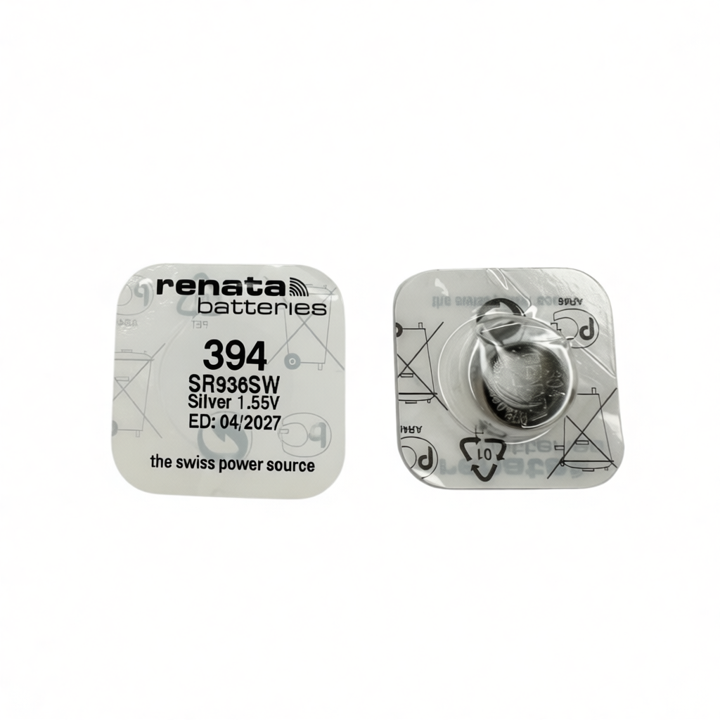 ถ่านนาฬิกา กระดุม Renata 394 / SR936SW Silver 1.55V