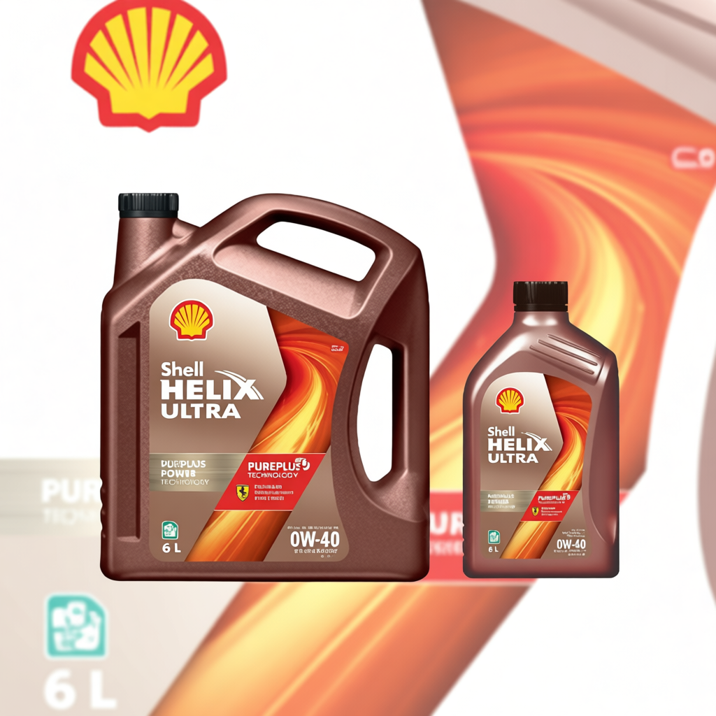 น้ำมันเครื่อง SHELL HELIX DIESEL ULTRA (0W-40) 6L แถม1L(100813599-2)