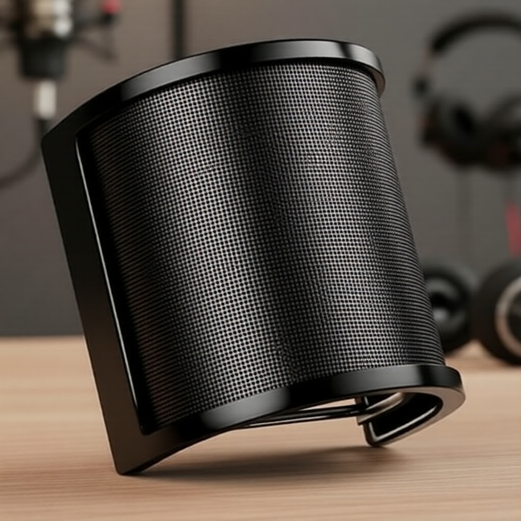 ตัวกรองลมโลหะสําหรับไมโครโฟน USB FIFINE K669 K658 สําหรับการพ็อดคาสต์และการบันทึกเสียงในสตูดิโอ