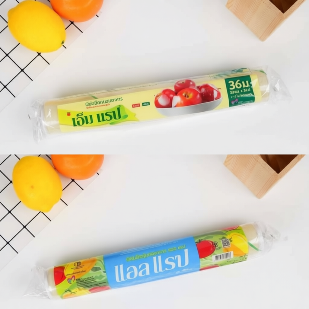 รีฟิลฟิล์มถนอมอาหาร M Wrap , L Wrap