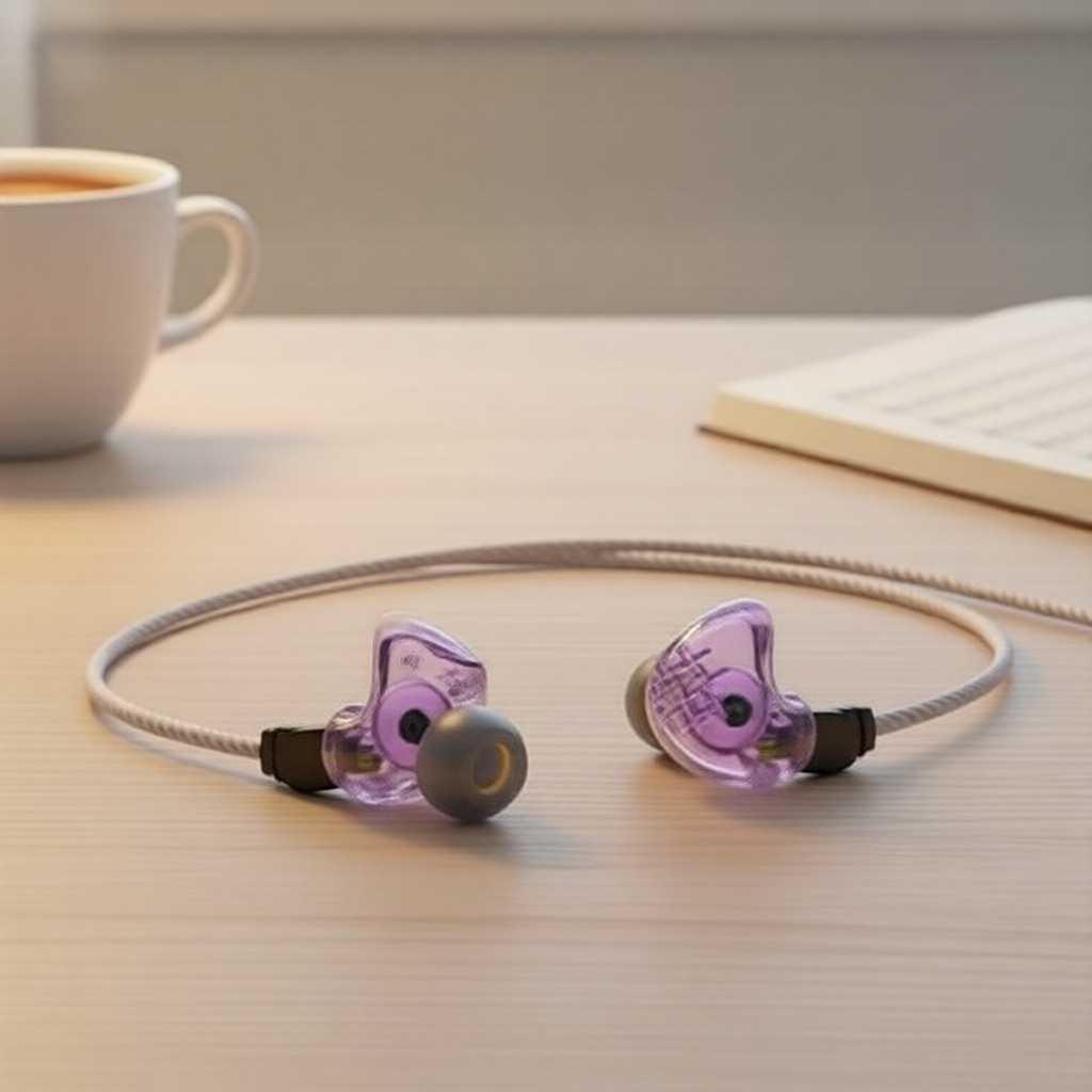 หูฟังมีสาย KBEAR Rosefinch อินเอียร์: ตัดเสียงรบกวน, โครงโลหะผสมสังกะสีระดับการบิน, ถอดสายได้