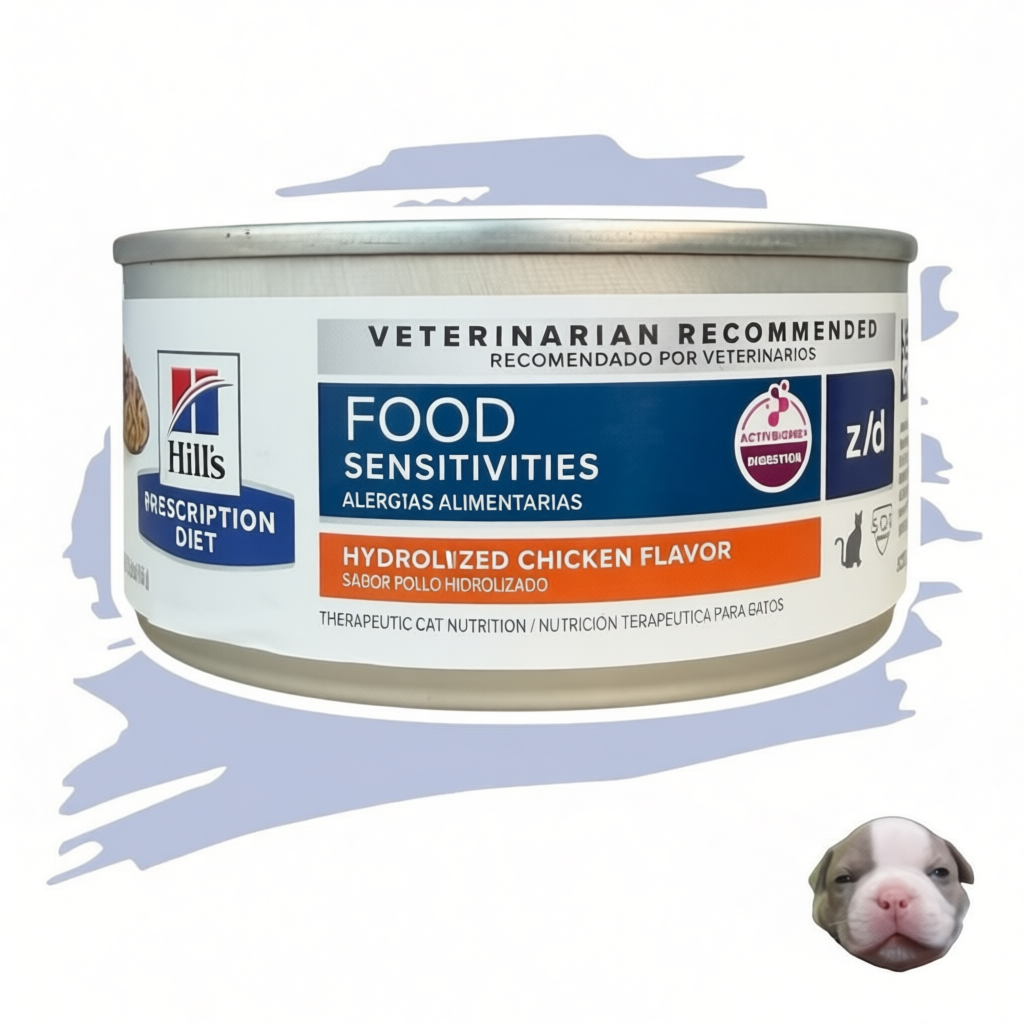 Hill’s z/d cat  สำหรับแมวโรคผิวหนังจากการแพ้อาหาร