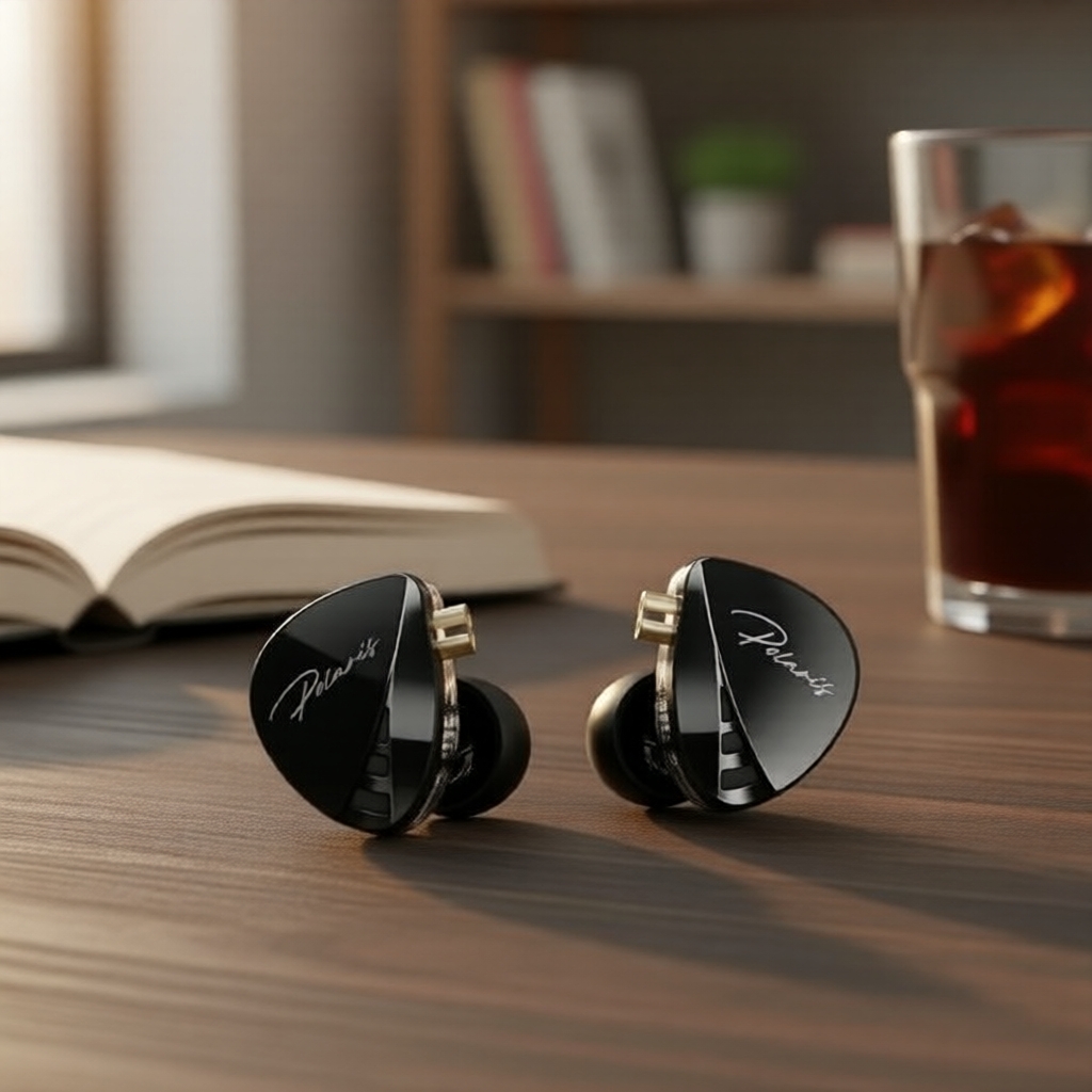 หูฟังมีสาย CCA Polaris HiFi พร้อมไดรเวอร์ไดนามิกคู่, การปรับเสียง 4 โหมด, สายถอดได้, เหมาะสําหรับนัก