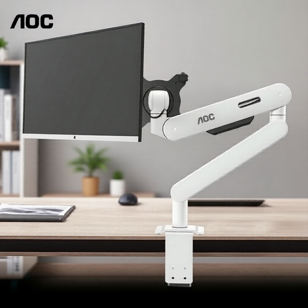 แขนจับจอ AOC AM402 ปรับได้, ขาตั้งหนีบโต๊ะแบบแขนเดียว สําหรับสํานักงานในบ้าน