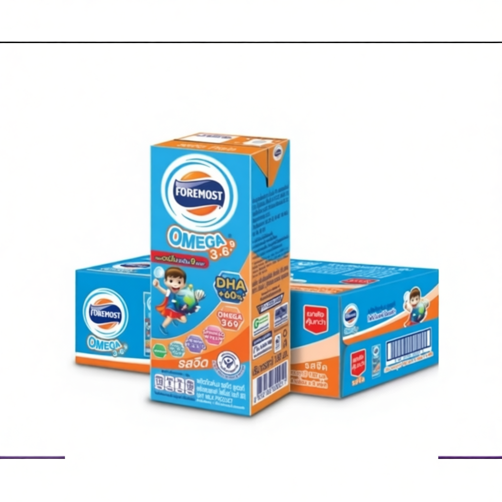 Foremost Omega  369 ขนาด 180 mlยกลัง บรรจุ 36 กล่อง