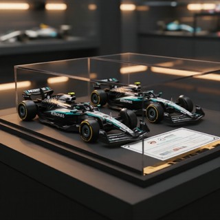 Bburago สเกล 1:43 ปี 2025 รถ F1 Mercedes W16 #63 Russell #12…