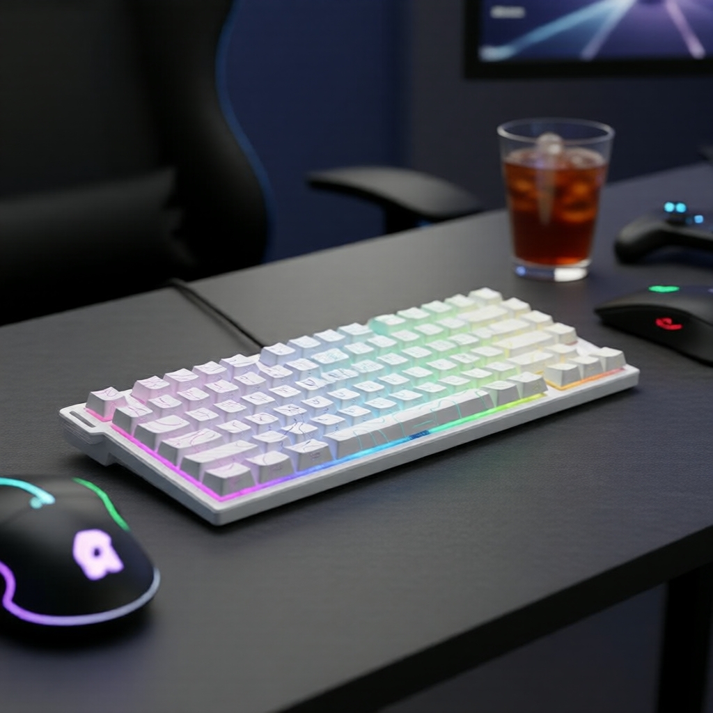 คีย์บอร์ด ATTACK SHARK R82HE สวิตช์แม่เหล็ก 75% อัตราการโพล 8KHz ตอบสนอง 0.08ms ความละเอียด 0.005 มม