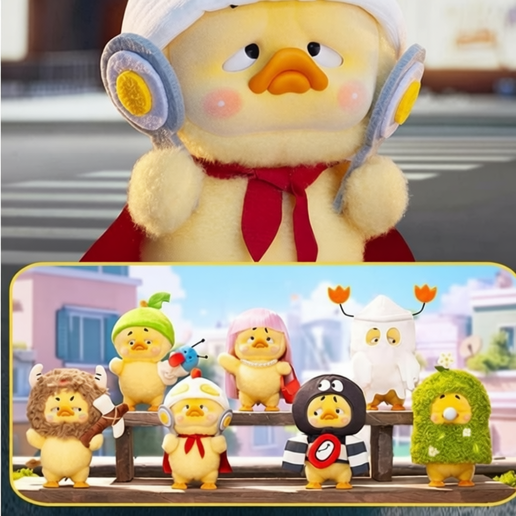 ตุ๊กตาUpset Duck V3 แบบจุ่มแบบBOX เป็ดหน้าบูด ของแท้100%