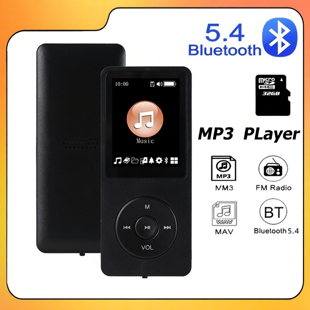 เครื่องเล่นบลูทูธ Mp3 MP4 ขนาดเล็กของ พร้อมลำโพงในตัวสามารถถูกใช้เพื่อการเล่นบันทึกเพลงและอื่น
