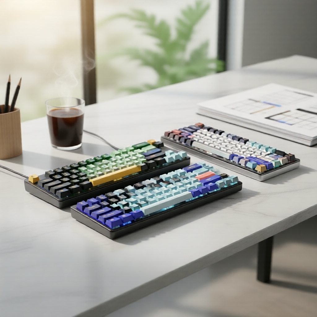 คีย์บอร์ดแมคคานิคอลไร้สาย AULA F99Pro -เลย์เอาต์ไทย พร้อมแบตเตอรี่ 8000mAh