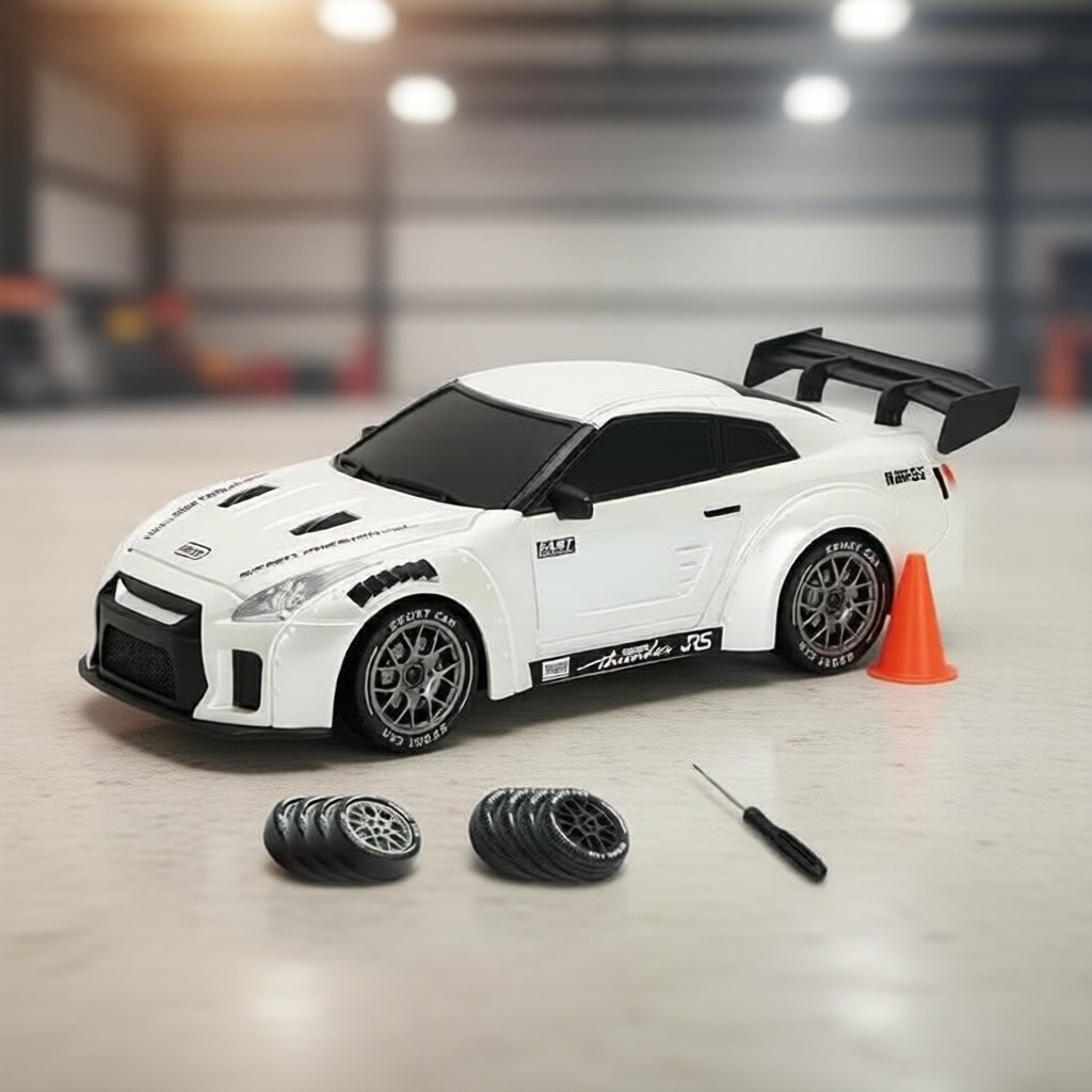 รถบังคับ GTR RC Drift Car 4WD ความเร็วสูง ของเล่นสําหรับเด็ก ทนทานต่อการชนและการตก