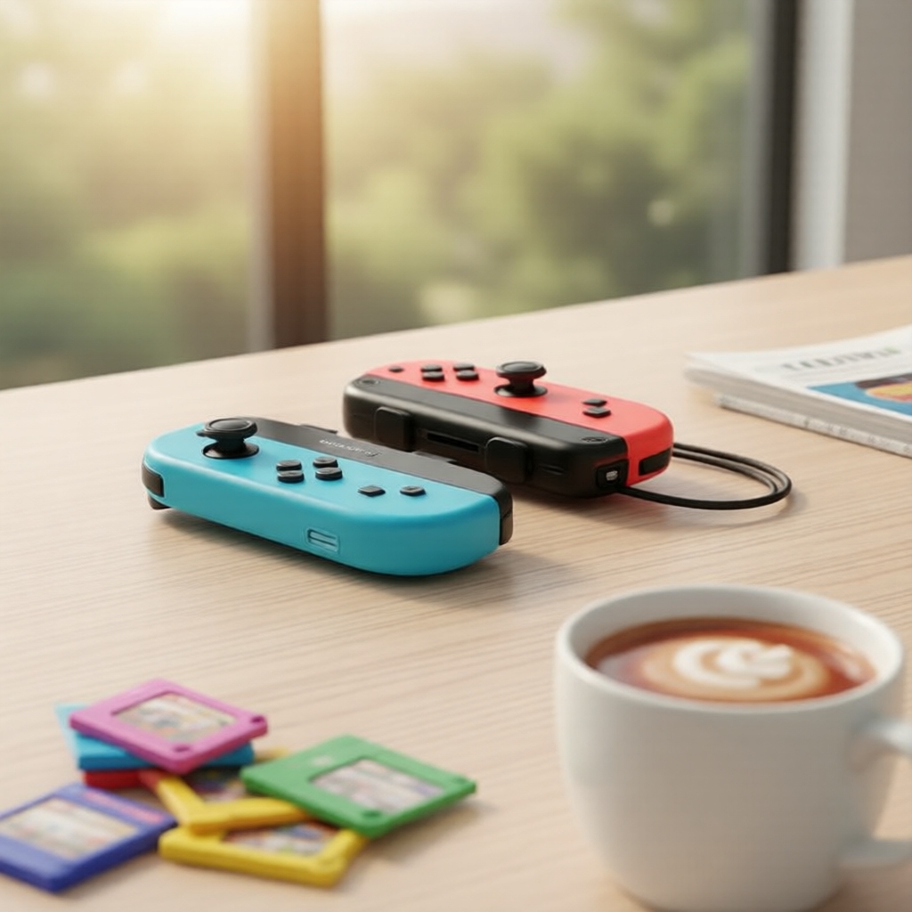 คอนโทรลเลอร์ไร้สายสไตล์ Joycon สําหรับ Nintendo Switch Lite/OLED พร้อมการสั่นคู่