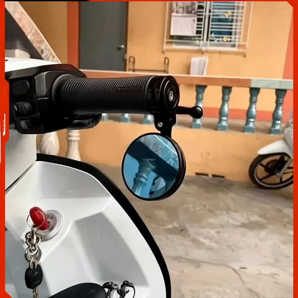 กระจกปลายแฮนด์ R-Mini สำหรับ Lambretta & Vespa