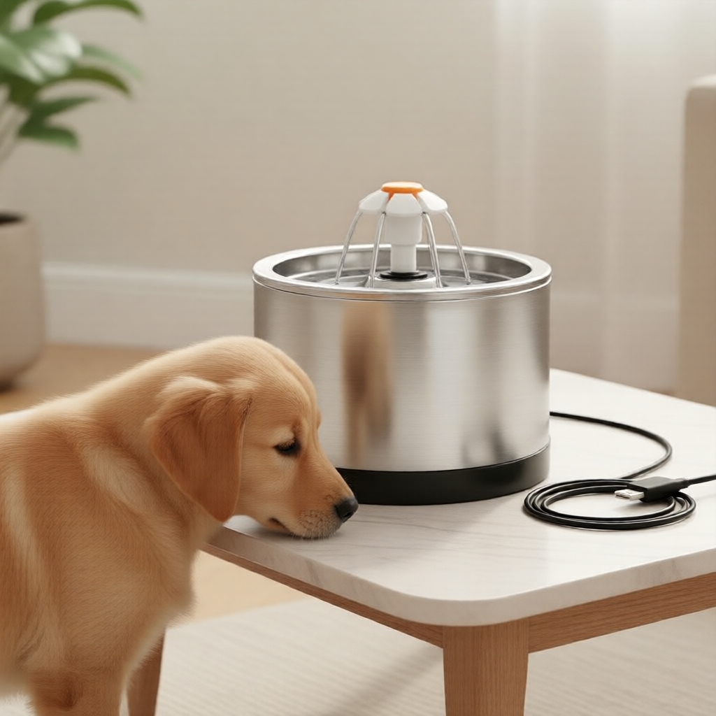 เครื่องจ่ายน้ําแมวพร้อมไฟแสดงสถานะอัจฉริยะ, ปิดอัตโนมัติ, PetSmart อัตโนมัติ