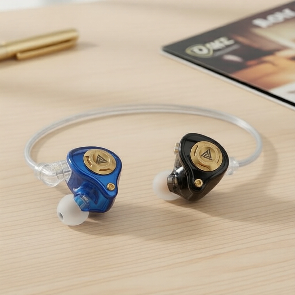 หูฟังอินเอียร์ AK6 Lucky QKZ: ไดนามิกไดร์เวอร์แบบ HiFi, สลับโหมดอัตโนมัติ 3 รูปแบบ, เสียงคมชัด HD แล