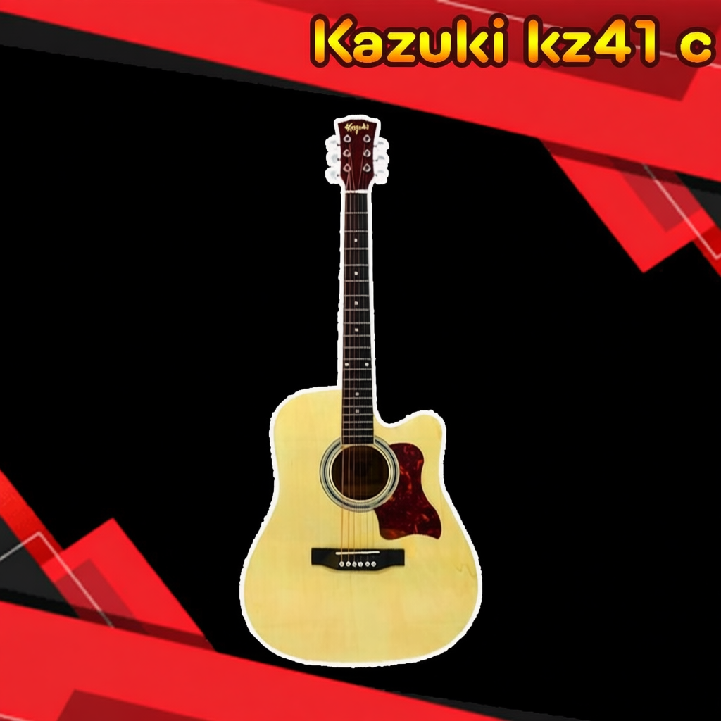 Kazuki kz41c และ MartinLeeMd410c กีต้าร์โปร่ง 41นิ้ว เสียงดี แถมฟรีอุปกรณ์