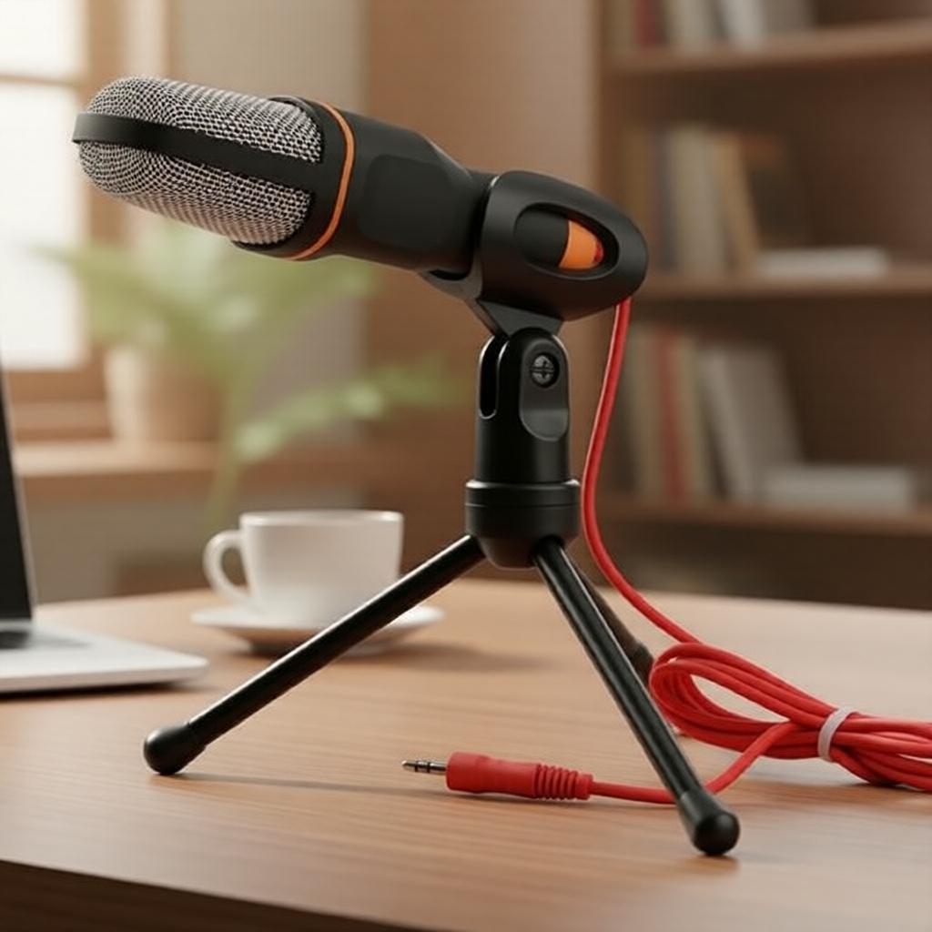 ไมโครโฟนคอนเดนเซอร์โลหะ USB BG666 สําหรับแล็ปท็อป/Windows สําหรับการพากย์