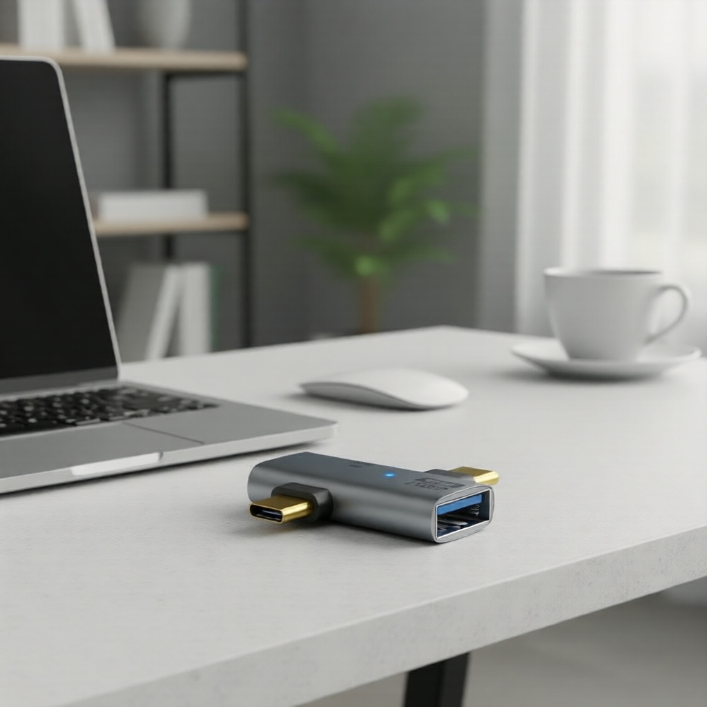 ตัวแยก USB 3.2 OTG แบบ 2-in-1 รองรับ VGA เป็น Type-C กําลังไฟ 100W ชาร์จเร็ว อะแดปเตอร์สําหรับโทรศัพท์/แท็บเล็ต/MacBook ฮาร์ดดิสก์ หูฟัง