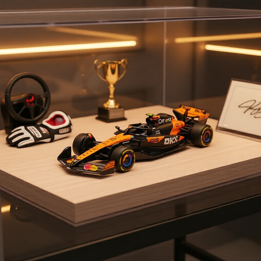 Bburago 1:64 F1 2025 MCL39 #4 Lando Norris #81 Oscar Piastri โมเดลรถเหล็กสะสม ของขวัญวันคริสต์มาสสํา