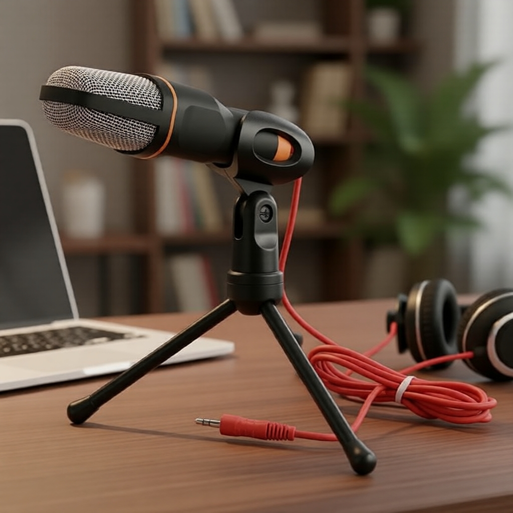 ไมโครโฟนเมทัล USB BG666 สําหรับบันทึกเสียงบนแล็ปท็อป/วินโดวส์ คาราโอเกะ และการพากย์เสียง