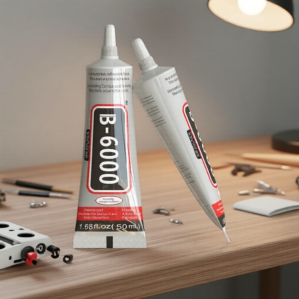 กาวติดทันทีแห้งเร็ว B6000 พร้อมแหนบความแม่นยําสําหรับการยึดติดที่รวดเร็ว