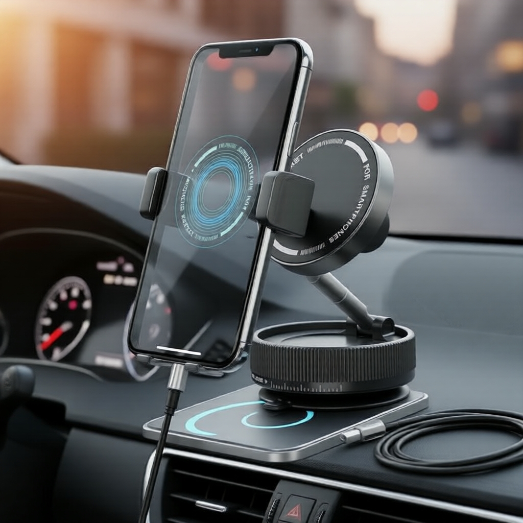 ที่วางโทรศัพท์ในรถแม่เหล็กอัลตร้าโลหะผสม K10A