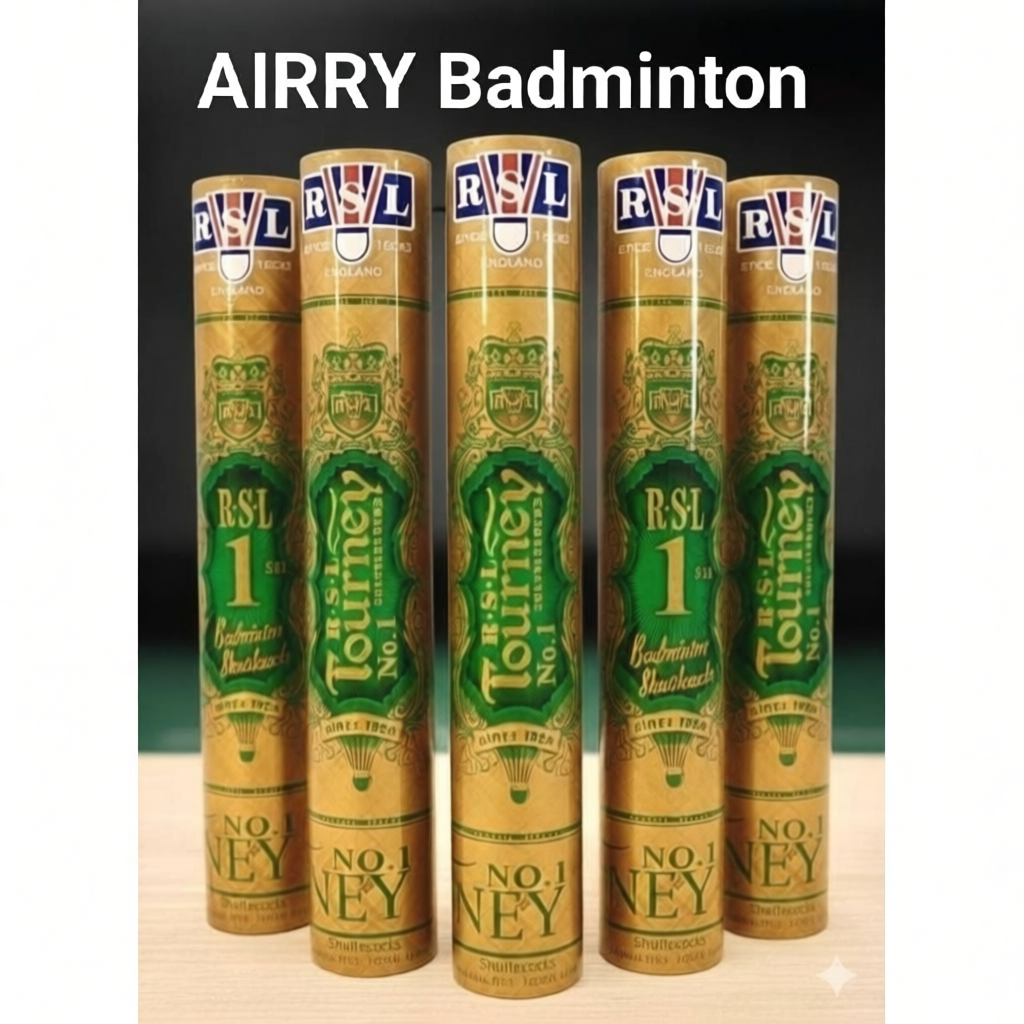 [ Pack 2 หลอด ] ลูกแบดมินตัน RSL Gold No.1 ของแท้ 100%