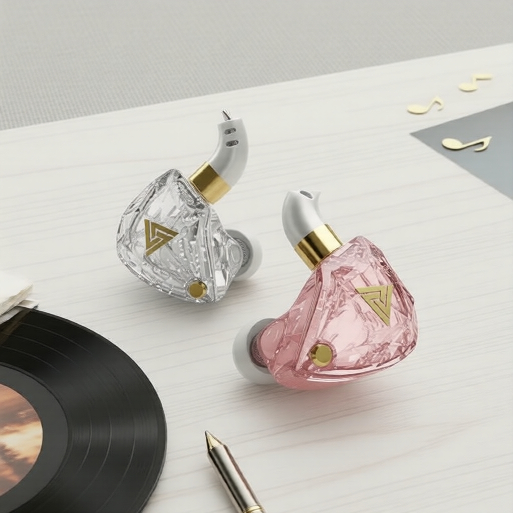 หูฟังมีสายเบสหนัก QKZ SK8 หูฟังอินเอียร์พร้อมไมโครโฟน