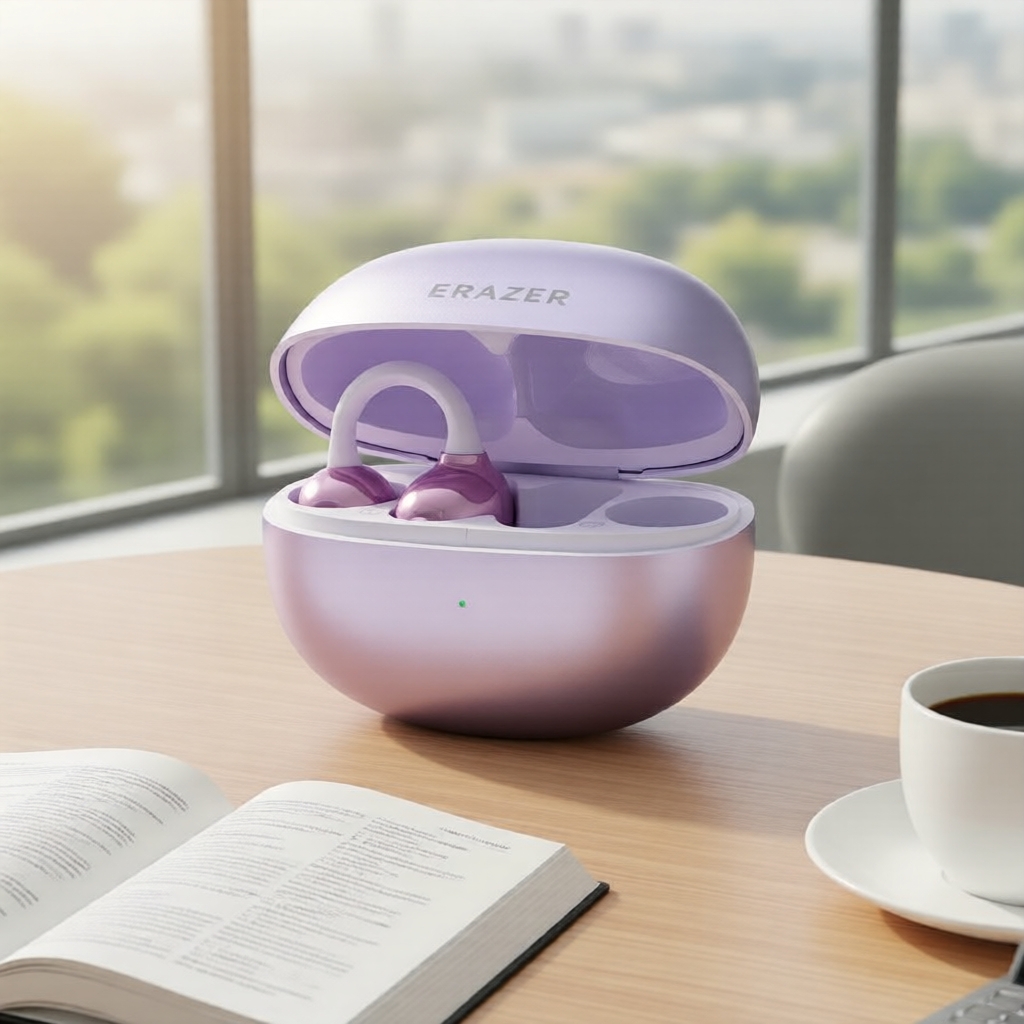 หูฟังไร้สาย Erazer XF36 บลูทูธ 6.0 แปลเรียลไทม์ AI ทรงเอียร์คลิป กันน้ํา สําหรับเล่นกีฬา