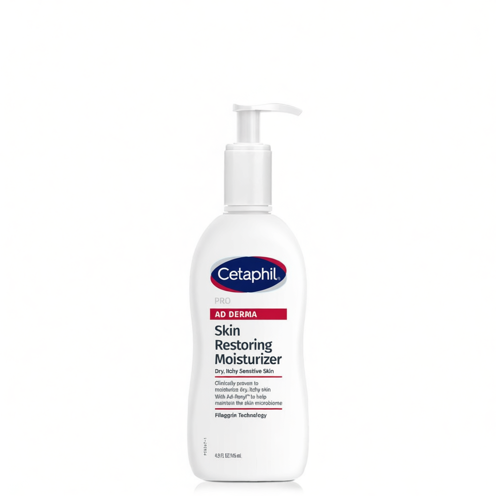 Cetaphil Pro AD Derma Skin Restoring Body Wash / Moisturizer ขนาด 145 มล.