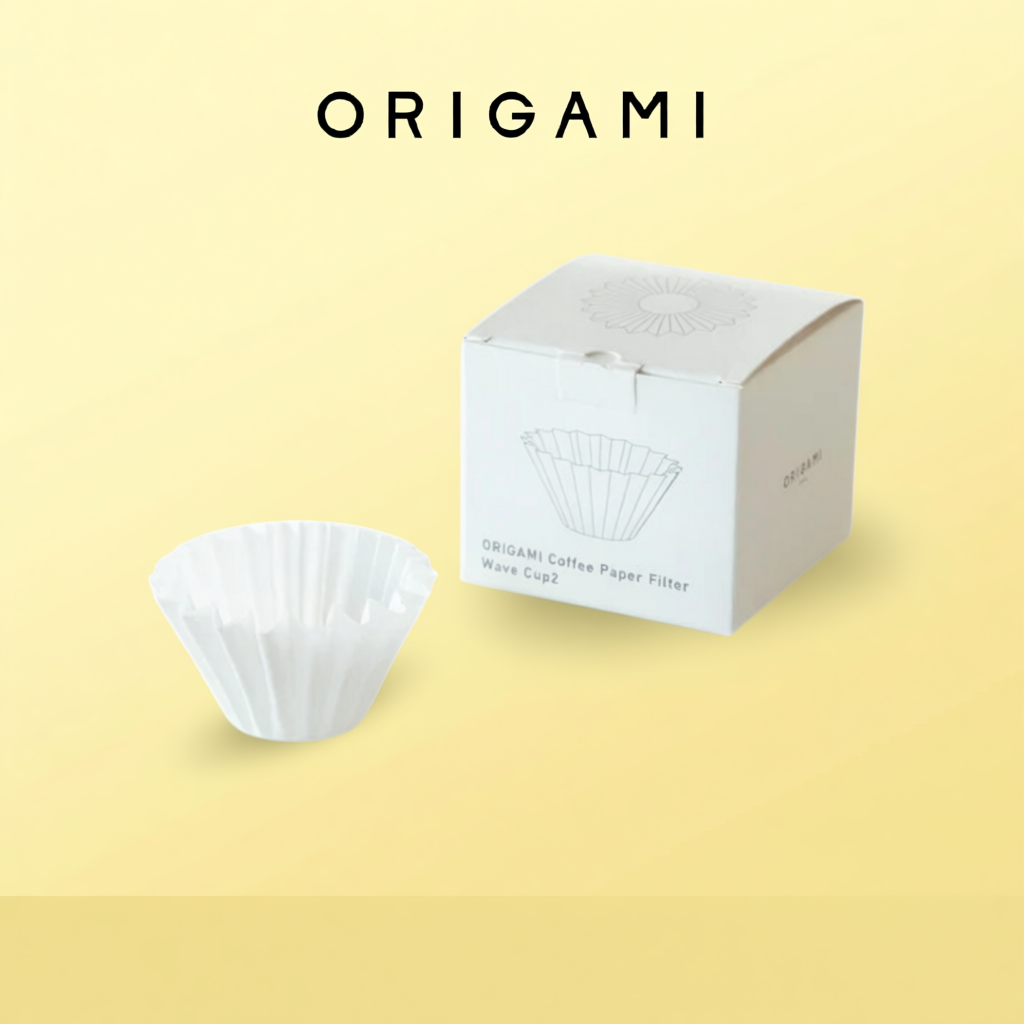 ORIGAMI Coffee Paper Filter ทรง Wave