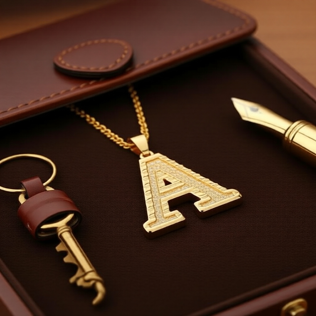 สร้อยคอจี้ตัวอักษร 26 ตัว แบบชุบทอง 18K แฟชั่นสําหรับผู้หญิง