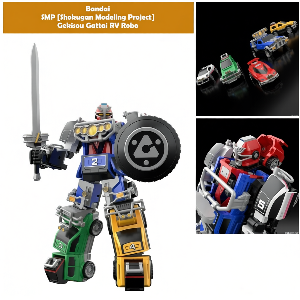 Bandai SMP [Shokugan Modeling Project] Gekisou Gattai RV Robo