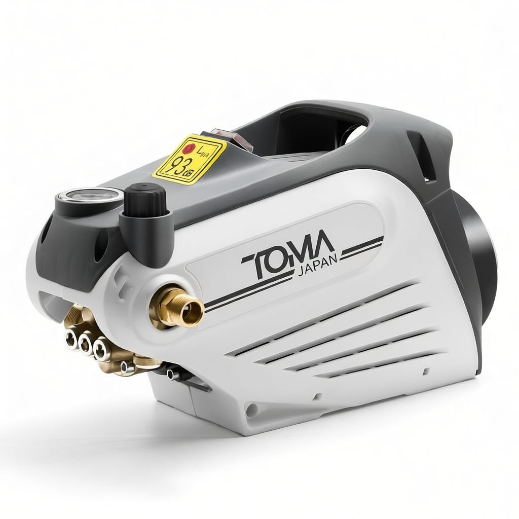 TOMA JAPAN เครื่องฉีดน้ำแรงดันสูง 400 บาร์ 3,800 วัตต์ ปรับแรงดันน้ำได้ มอเตอร์เหนี่ยวนำ ดูดน้ำได้ด้