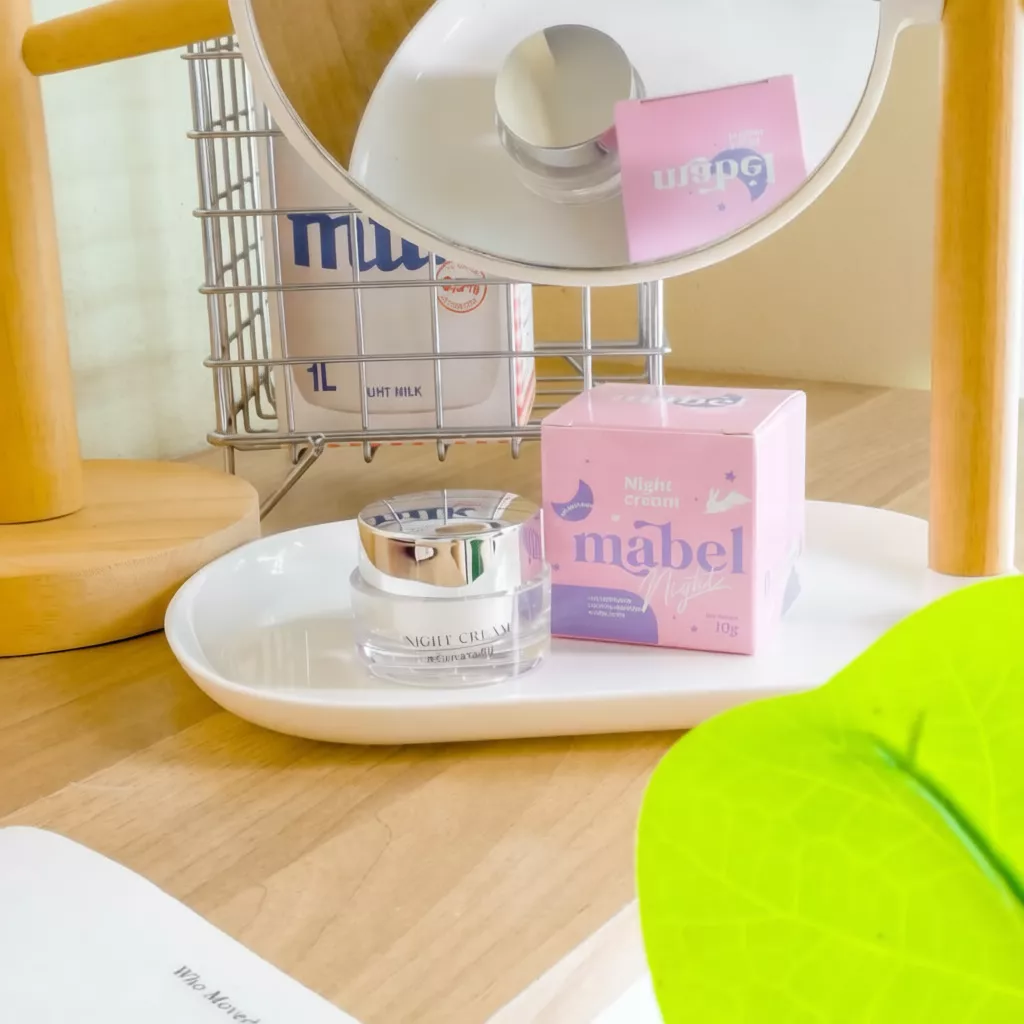 ไนท์ครีม Mabel 10 กรัม ผิวกระจ่างใส ลดฝ้า กระ จุดด่างดำ
